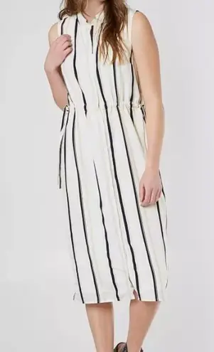 Buckle  the room Striped Dress cream and black size small NWT western sum…