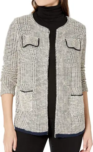 Nic+Zoe Women’s NWT Textured Knit Jacket Casual Blazer size large