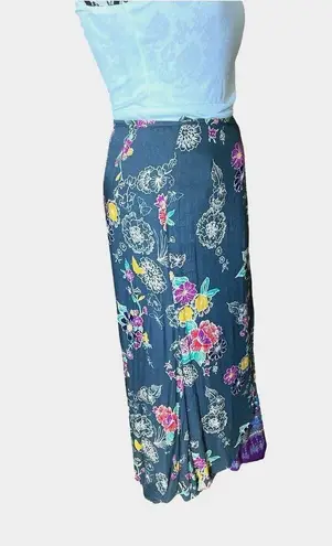 Cleobella Floral Wrap Maxi Skirt size Small