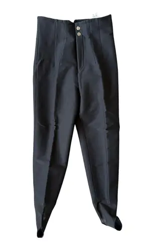 Vintage NWT Bogner Women's Black Stirrup Ski Pants Size 8 Waist 28