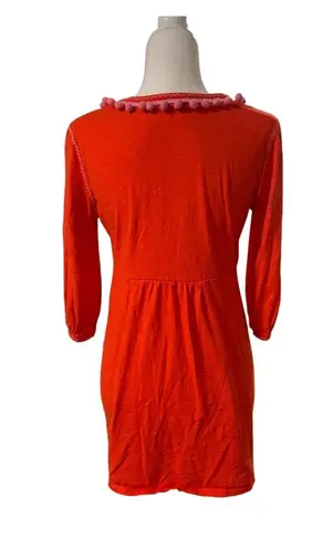 Boden USA Boden | Coral Pom Pom Beach Costal Grandma Preppy Dress Size 6 Petite 