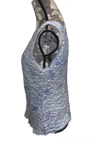 Armani Collezioni Silk Sleeveless Blouse Light Blue size 14