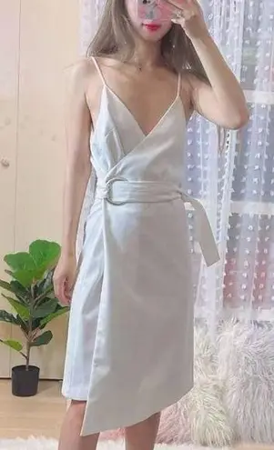 C/MEO COLLECTIVE On The Line Dress Ivory