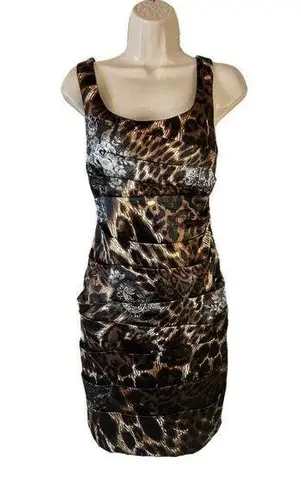 Bisou Bisou ‎ Leopard Print Dress 6