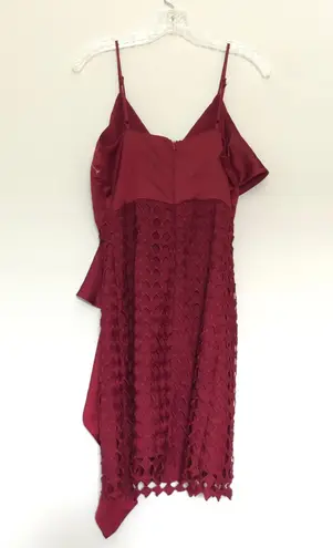 Lucy Paris NWOT Ruffle Red Lace Dress