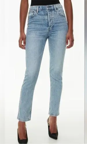 Denim Forum Blue Straight Leg Jeans Size 26