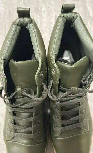 Matt & Matt MATT & NAT | Shoes | Matt Nat Morton Womens Vegan Olive Combat Boots size 40