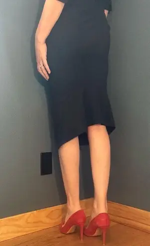 Luca Venturini Made in Italy Elegant Timeless Black Dress size US8/Eur44