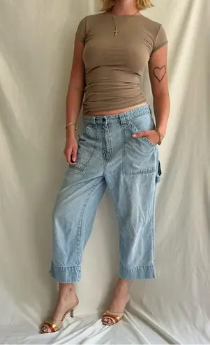 Splash Brown Stretchy Baby Tee - Size S