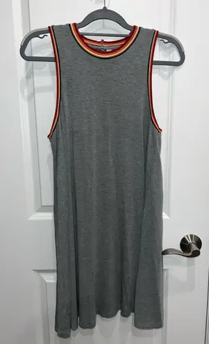 American Eagle Soft & Sexy Women’s Sleeveless Gray Swing Dress Size Small