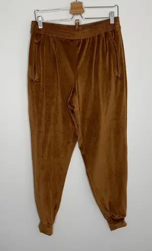 SKIMS Velour Bottoms Jogger Bronze Copper Womens Large Pull On