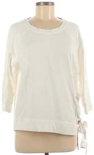 Nanette Lepore Nanette Lapore asymmetrical laced up side sweatshirt