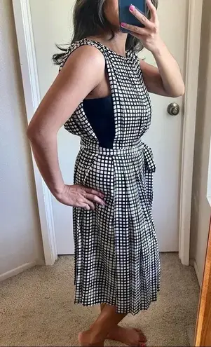 L'Agence L’Agence Pleated Check Plaid Dress Size 2