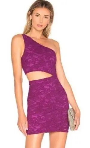 NBD  Alina Dress in Magenta nwt