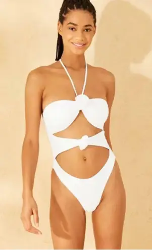 Wild Fable Women's Removable Rosette Extra High Leg Extra Cheeky One Piece Swimsuit - ™