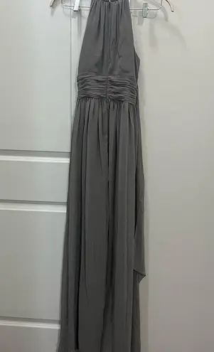 Monique Lhuillier Bridesmaids Grey Daniela Gown Size 4 US $270