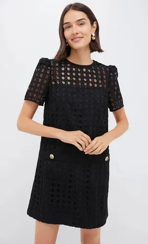 Tuckernuck NWT Black Cane Lace Janelle Dress New short sleeve