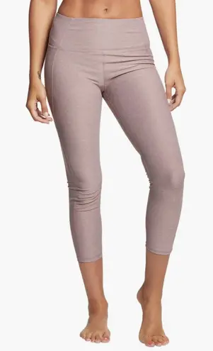 Varley Brown Taupe Everett High Rise Leggings