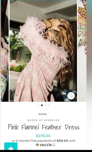 Queen of Sparkles Sequin Feather Dress