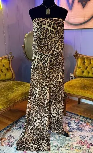 Vintage Y2K Leopard Print Semi