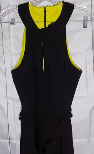 Alex Marie classic business casual halter black jumpsuit