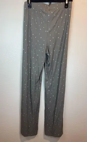 SKIMS NWOT Women’s Star Print Soft Heather Gray Lounge Sleep Pants Size XS
