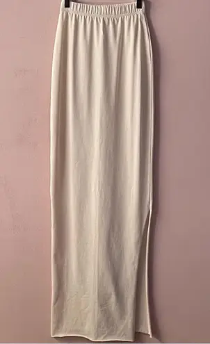 Naked Wardrobe Nude Bodycon Maxi Skirt Size XS EUC