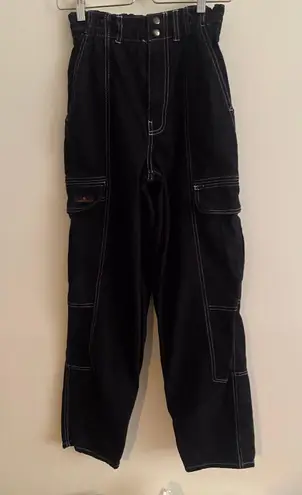 BDG Urban Outfitters Contrast Stitch Womens Black Skate Jeans