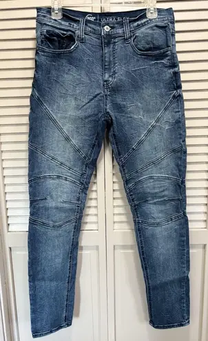 Arizona Jeans Arizona Jean Co Ultra Flex Denim Skinny Jeans Med Wash Size 32x32 Mid Rise Zip