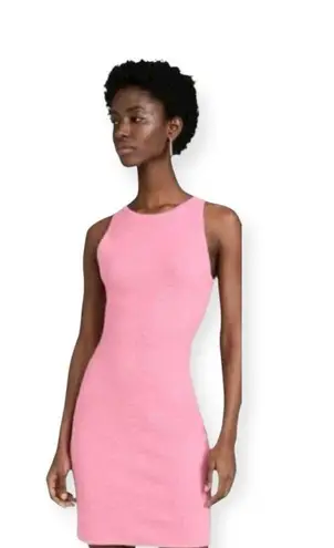 Victor Glemaud ❤︎︎ Pique Cut Out Sleeveless Tank Dress ❤︎︎ Barbie Pink ❤︎︎ XS