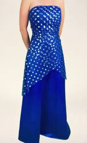 Debut CLEARANCE! Blue Strapless Gown Junior’s 5