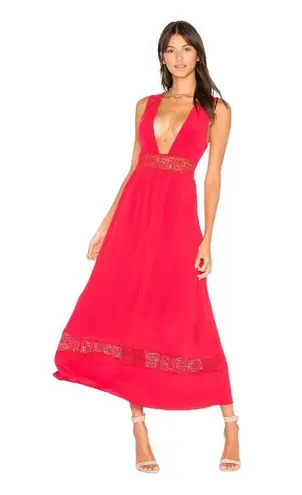 Majorelle  X Revolve Pinewood Maxi Dress - Red - Small