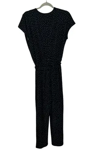 Popsugar Black & White Polka Dot Romper Long Jumpsuit Pop Sugar Women’s Size Small Style!