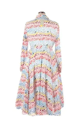 NWT Boden Kitty in Ivory Rainbow Leopard Button