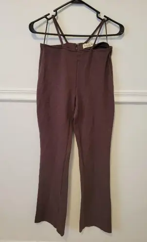 RTR sz 4 Nicholas Jalena high waist strap straight leg brown dress pants cutout