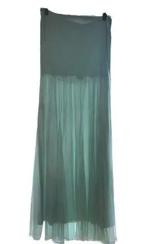 SAGA Mint tulle maxi skirt Size undefined