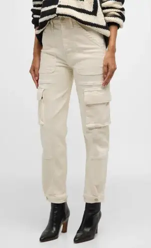 MOTHER Denim MOTHER The Curbside Cargo Flood in Egg Nog Size 29