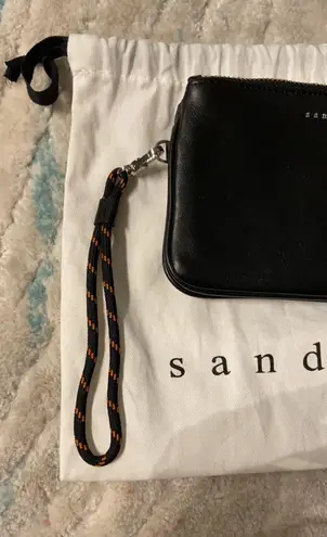 Sandro Soft Leather Wristlet