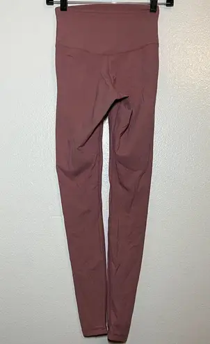 Colorfulkoala Leggings 28'' Full-length High Waisted Buttery Soft Mauve Pink XS