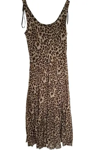 Jessica Howard Leopard Maxi Dress Size 10