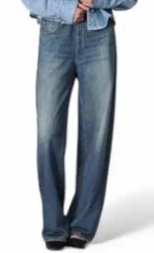 MILA ROSABELLA Distressed Classic Blue Women's Sweatpants Faux Jeans Look S