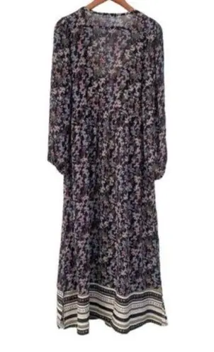 Baevely Boho Floral Kimono Duster Coverup