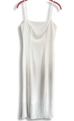 Dress the Population NWOT Alana Front Slit Body-Con Dress in White Size S