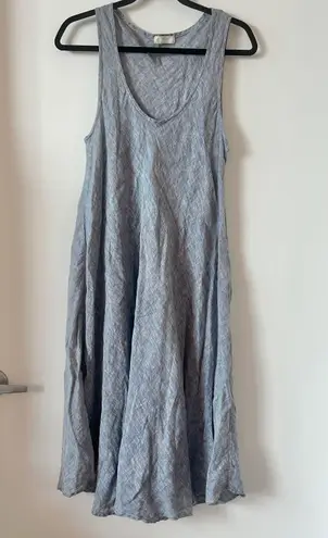 CP Shades Bree Dress in Chambray 100% Linen Size M LIKE NEW