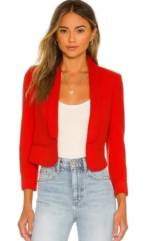 Bardot Women's Bilson Red Cropped Blazer Size 10 NWT