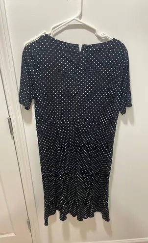 Talbots Polka Dot Midi Dress