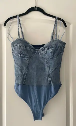 Le lis Denim Bodysuit