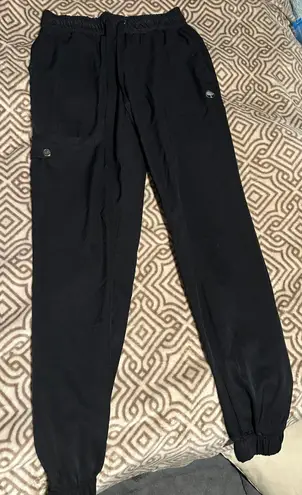 Healing Hands Black Jogger Scrub Pants