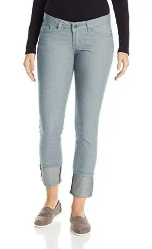 prAna New NWT Womens 8 Kara Jeans Silver Light Gray Stretch Organic Performan 29
