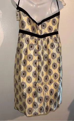 Milly of New York Womens Strapless Silk Printed Cocktail Dress Size 8 π